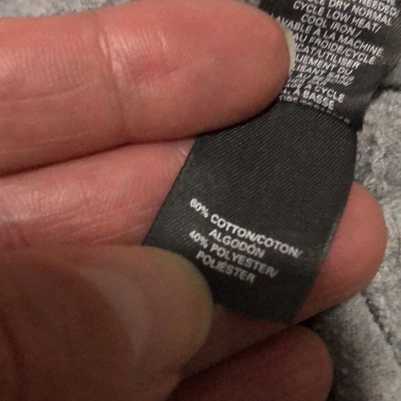 Victoria’s Secret Crop Lounge Top-Sz M/Oversized Fit-Gray-Cotton Blend-EUC - Picture 15 of 16